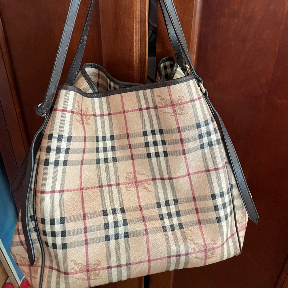 Burberry Haymarket Tote